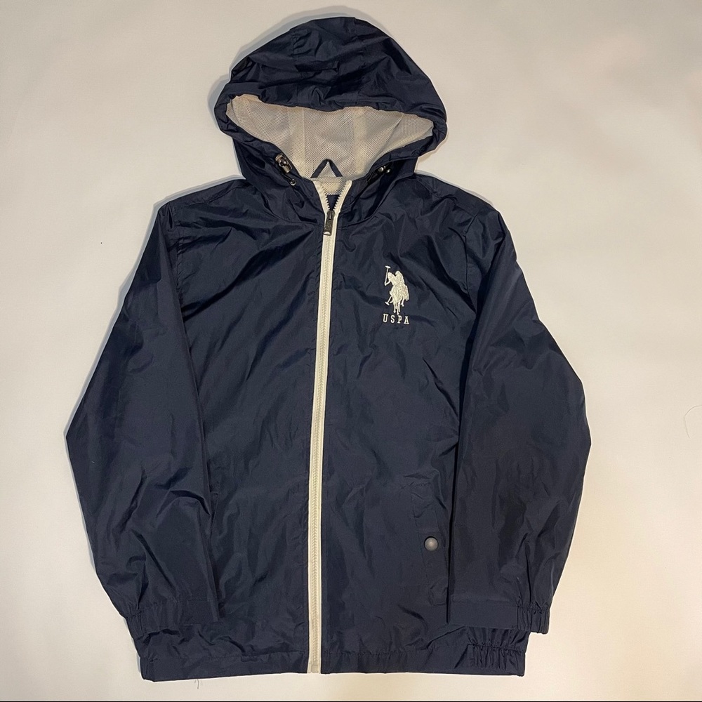 Polo assn navy windbreaker